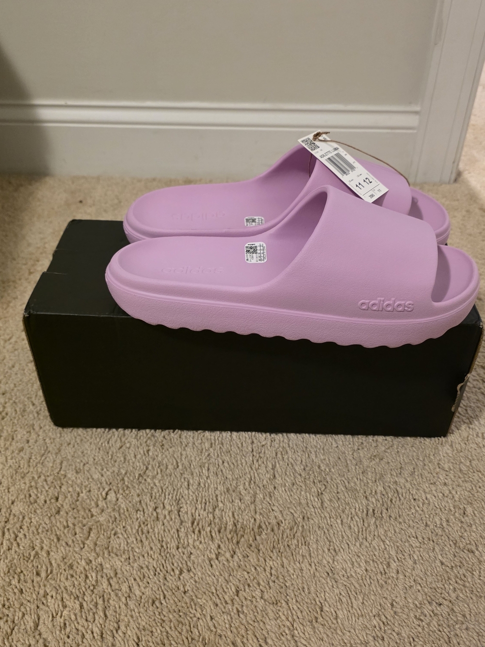 Adidas Adilette Slides - Lilac